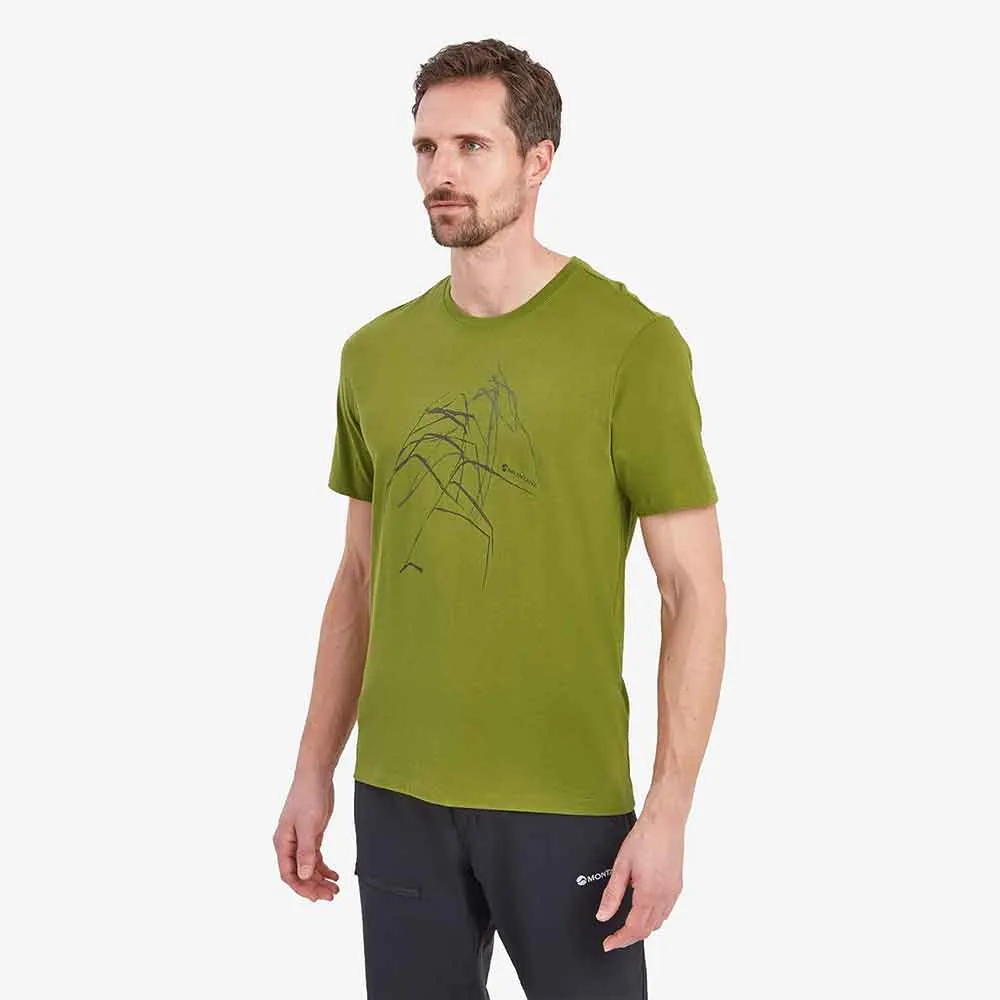 男裝 100% 有機純綿T恤 Abstract T-Shirt