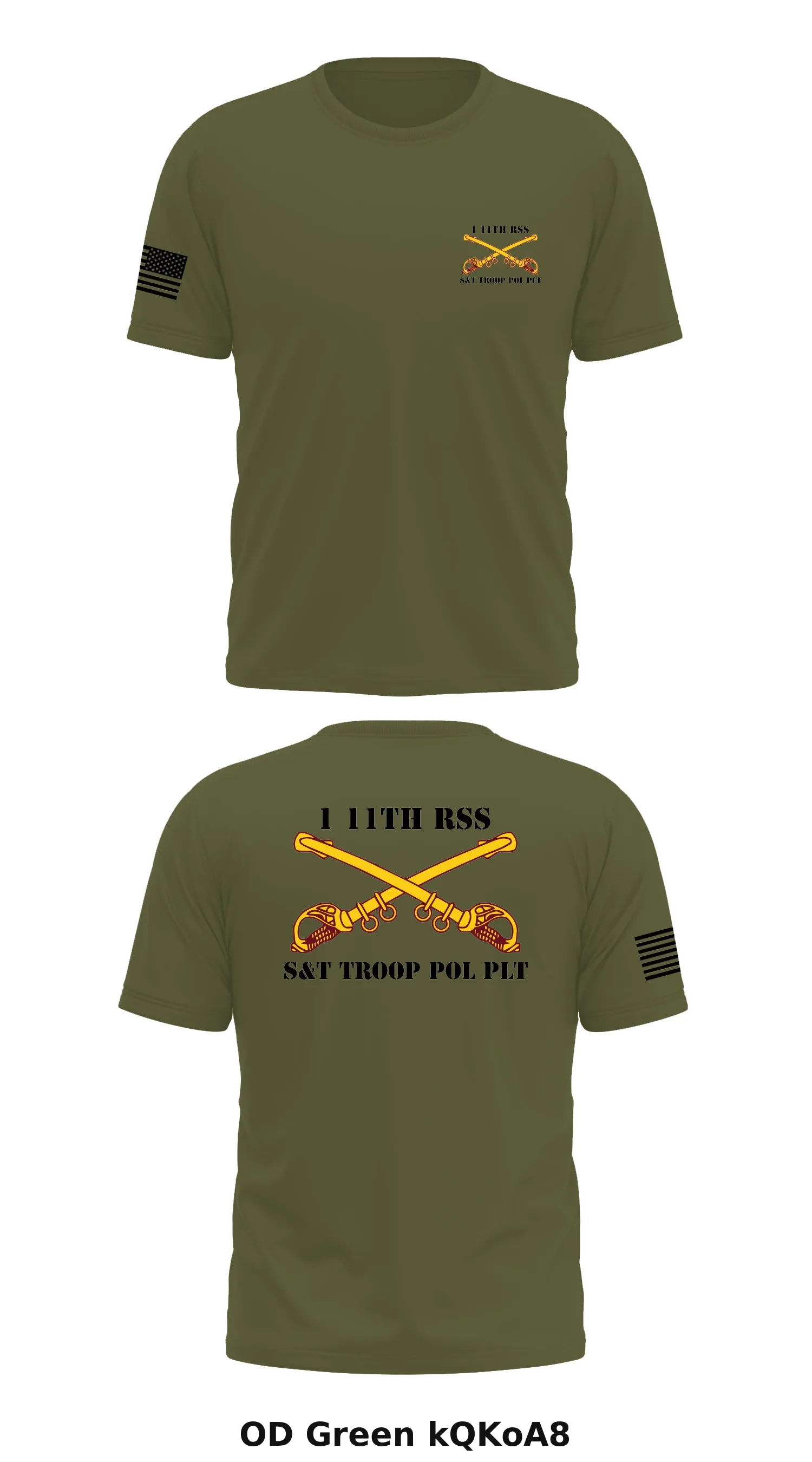 1 11th rss s&t troop pol plt Store 1 Core Men's SS Performance Tee - kQKoA8