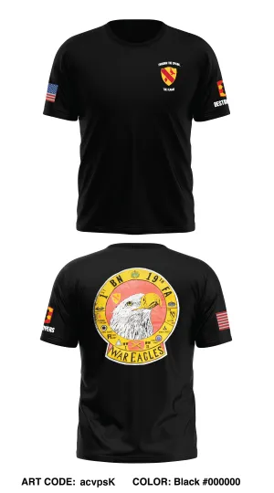 1-19th Field Artillery Battalion Store 1 Core Men's SS Performance Tee - acvpsK
