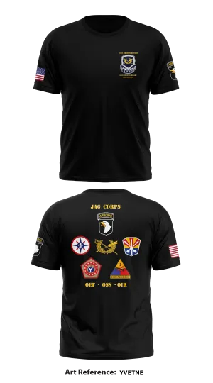 101st Division Sustainment Brigade JAG Store 1 Core Men's SS Performance Tee - yVetNe