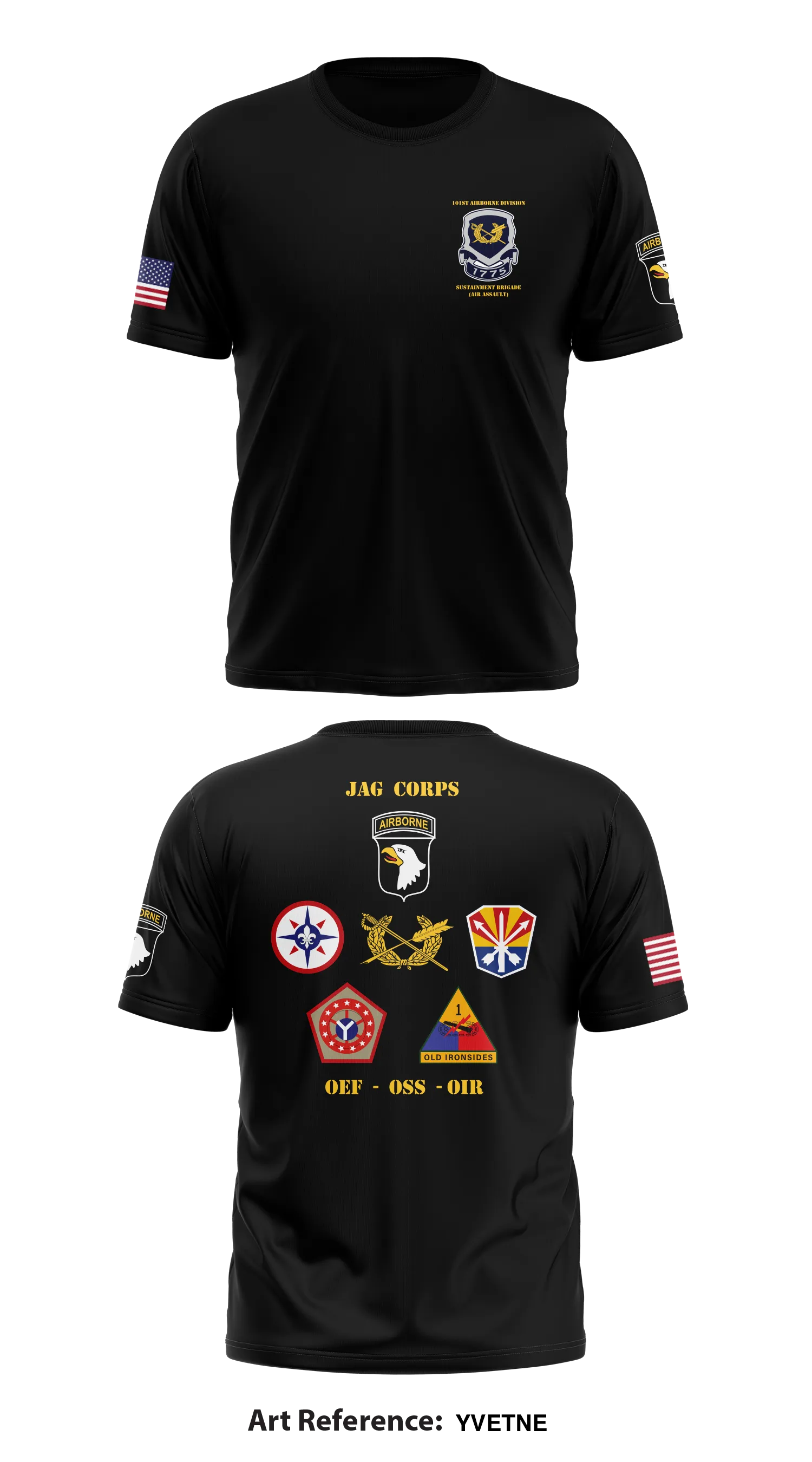 101st Division Sustainment Brigade JAG Store 1 Core Men's SS Performance Tee - yVetNe
