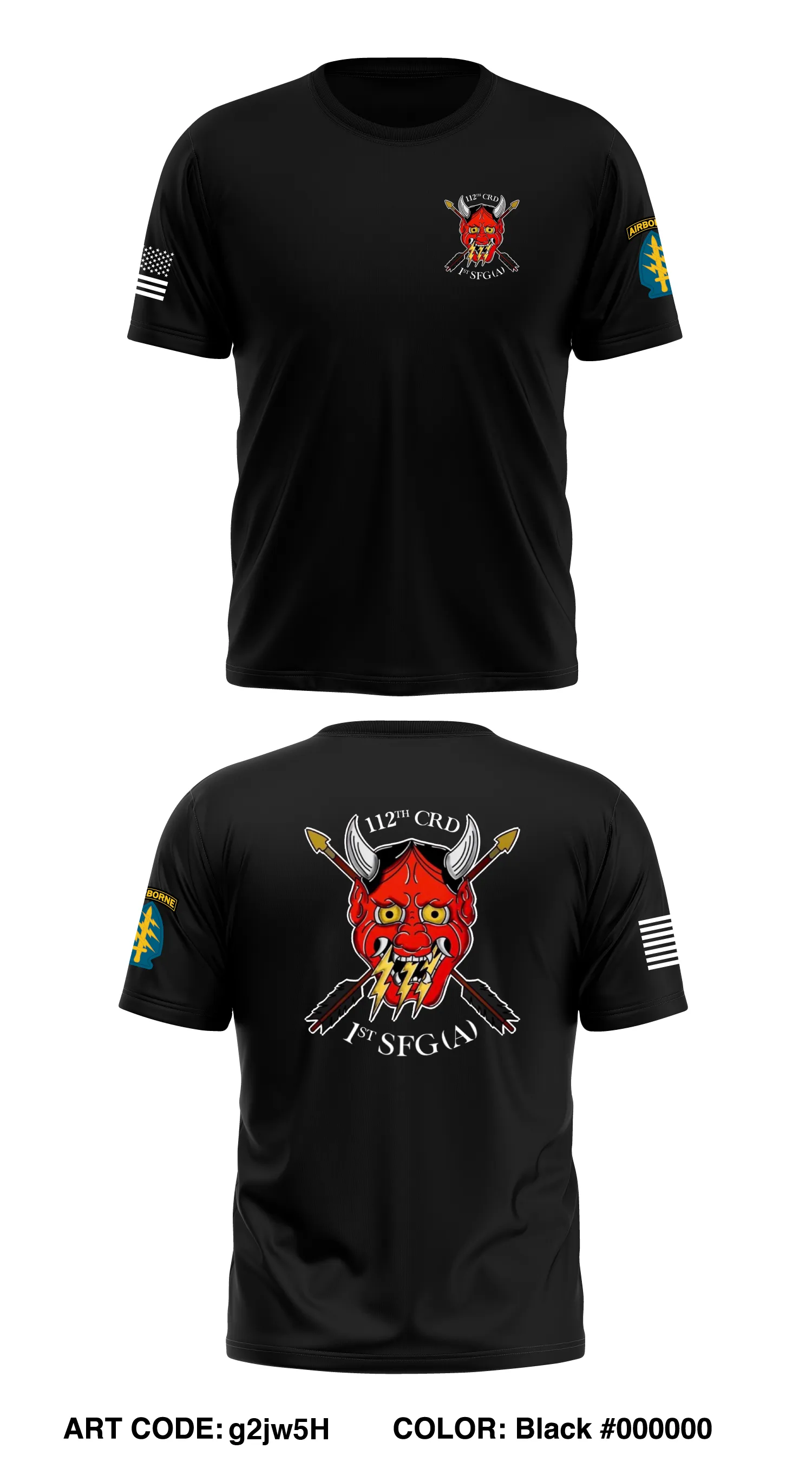 112th CRD, 1st SFG(A) Core Men's SS Performance Tee - g2jw5H