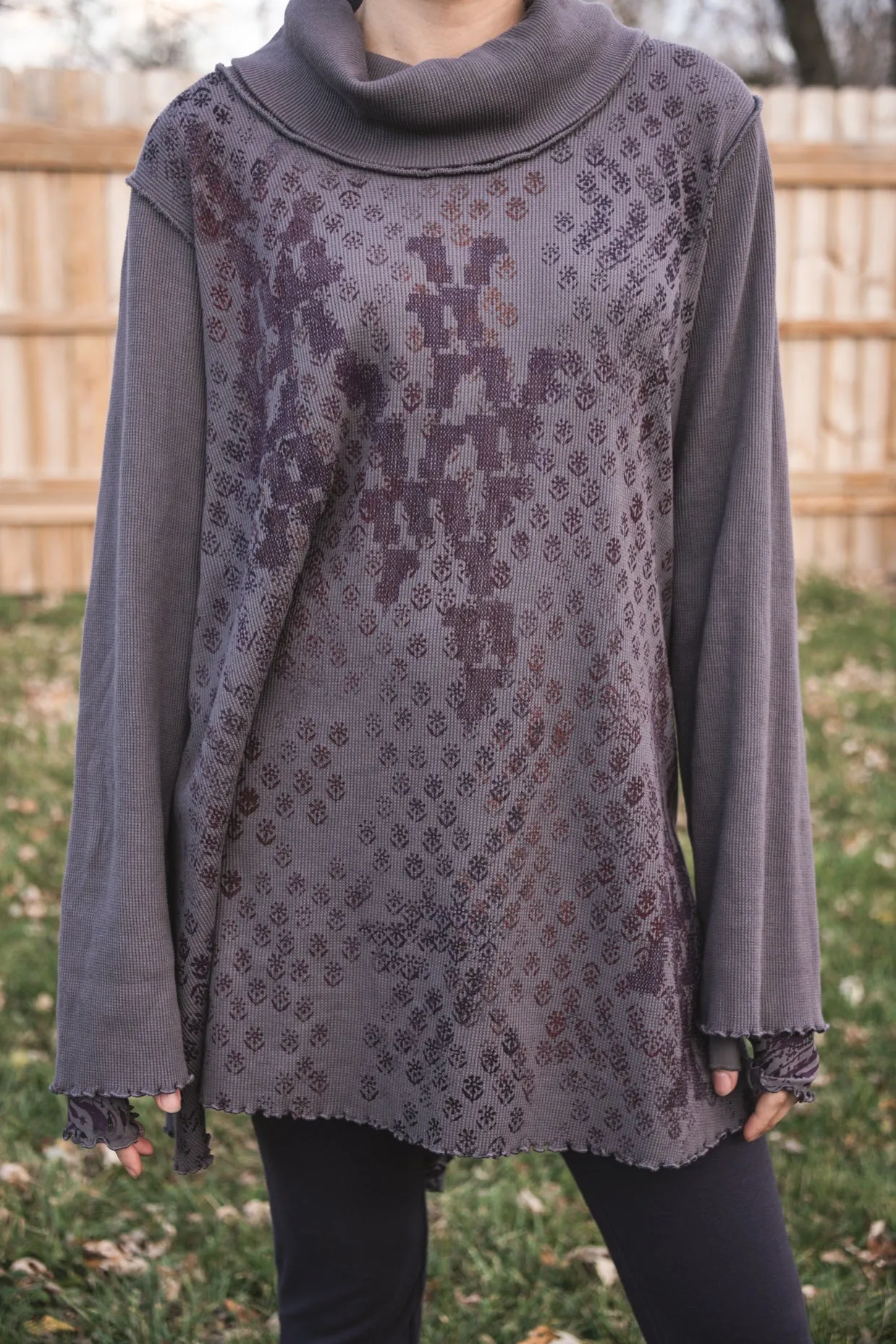 1584 Northern Lights Thermal Tunic Metal-P