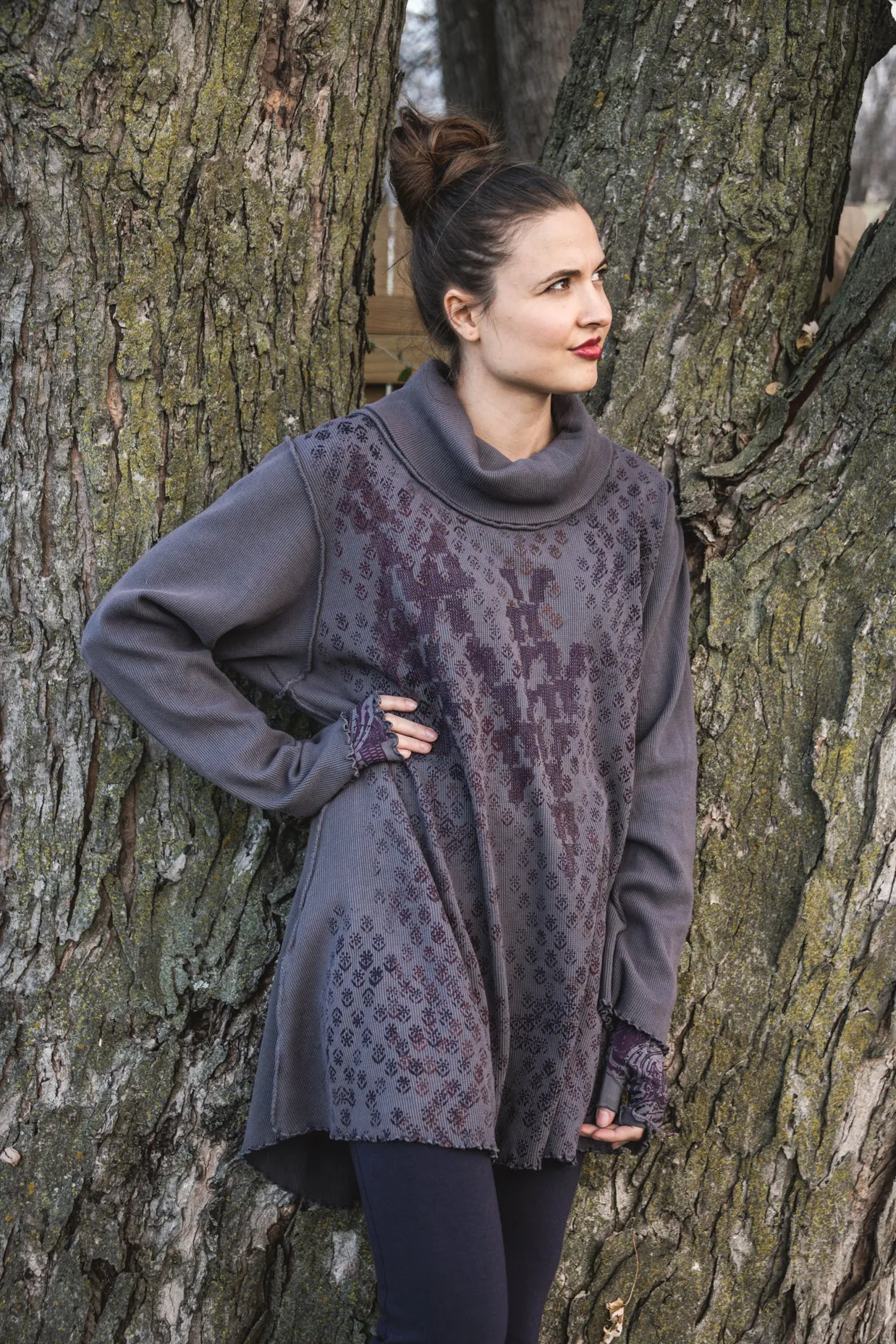 1584 Northern Lights Thermal Tunic Metal-P