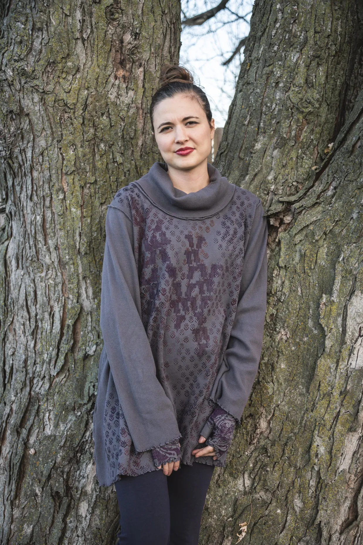 1584 Northern Lights Thermal Tunic Metal-P
