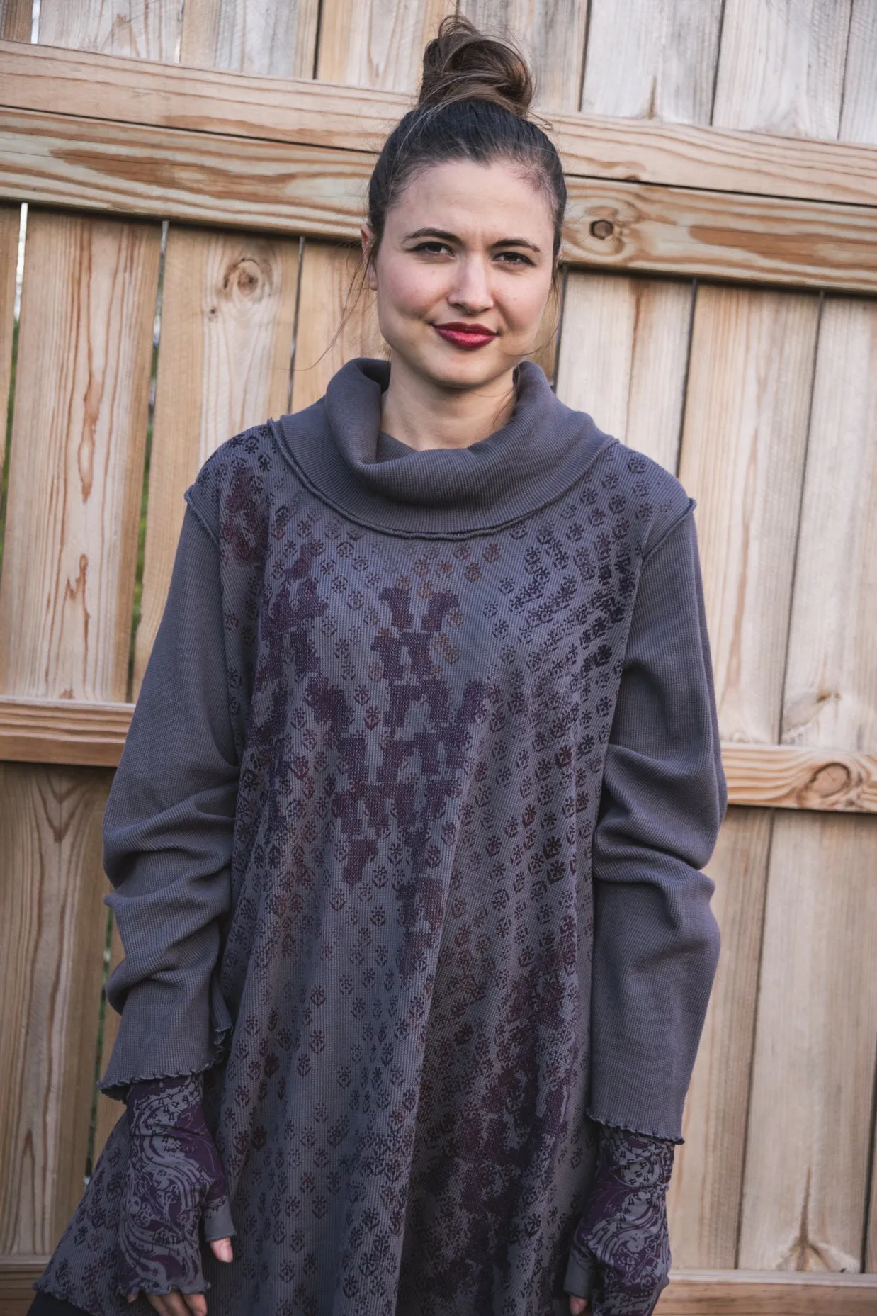 1584 Northern Lights Thermal Tunic Metal-P