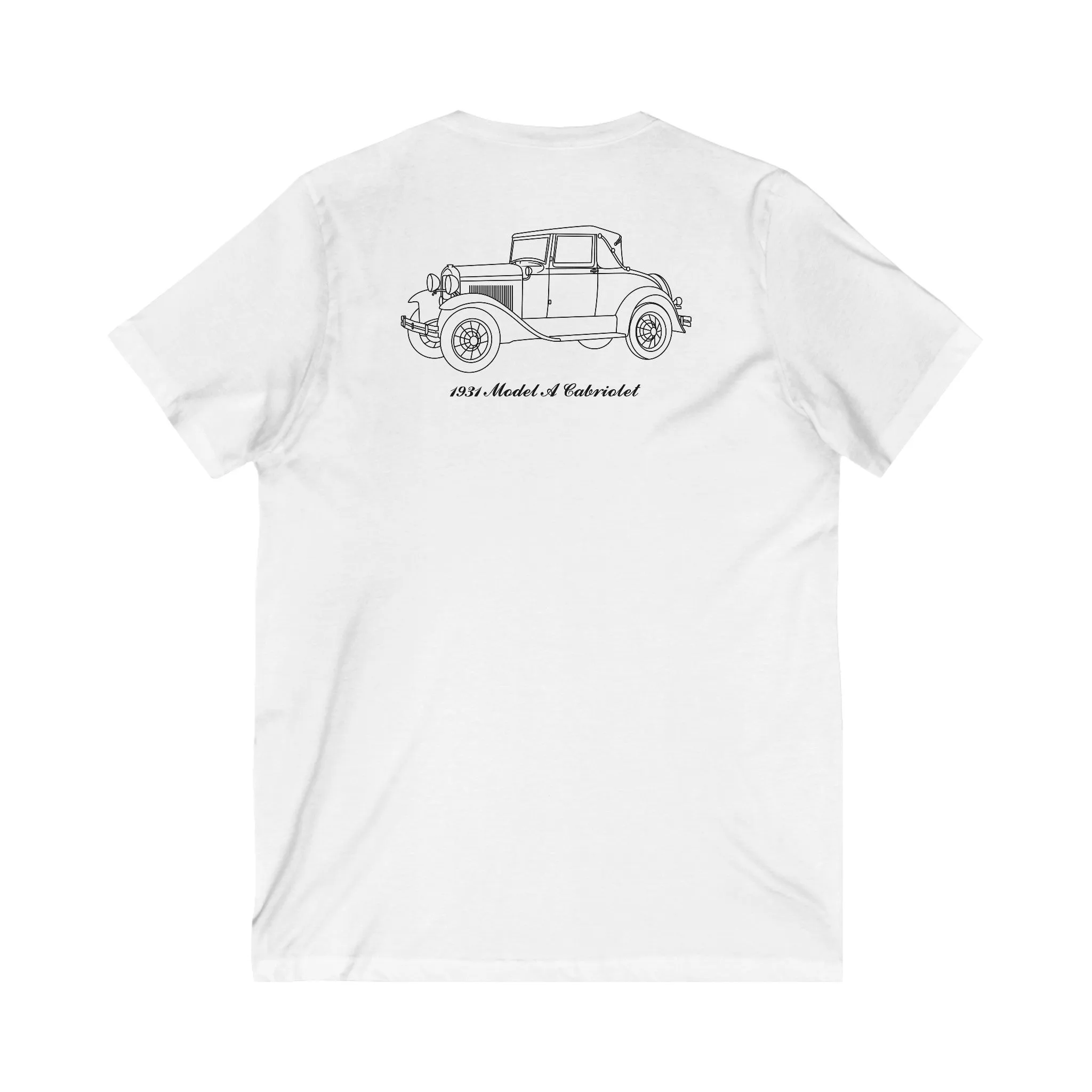1931 Cabriolet Women's V-Neck Shirt