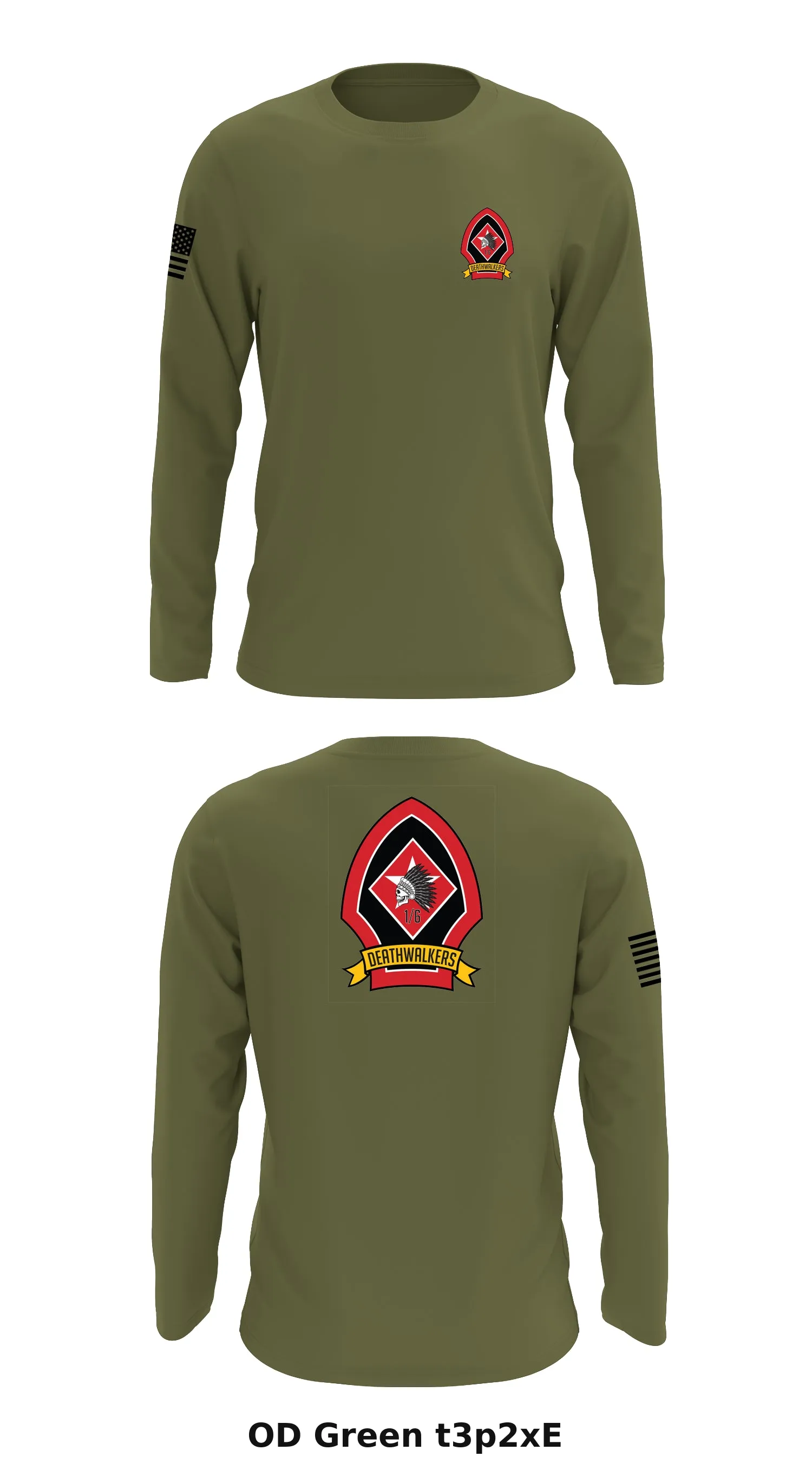 1st Bn 6th Marines Store 1 Core Men's LS Performance Tee - t3p2xE