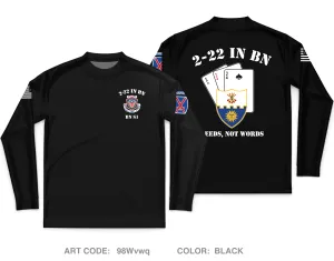 2-22 IN BN Core Men's LS Performance Tee - 98Wvwq