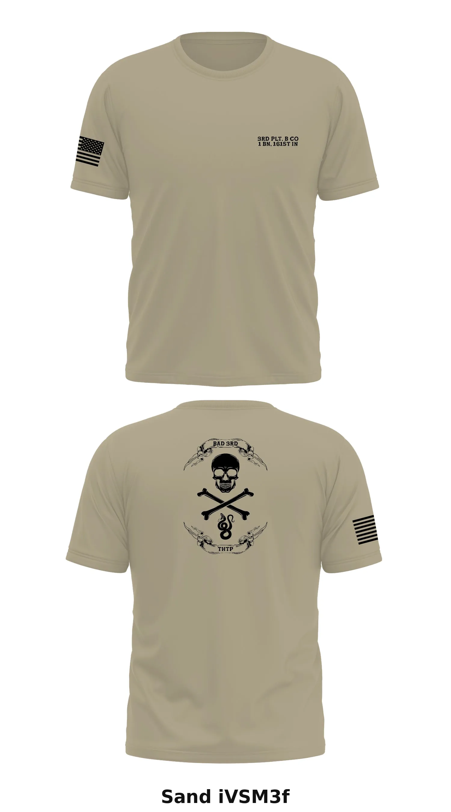 3rd Plt, B Co, 1 BN, 161st IN Store 1 Core Men's SS Performance Tee - iVSM3f