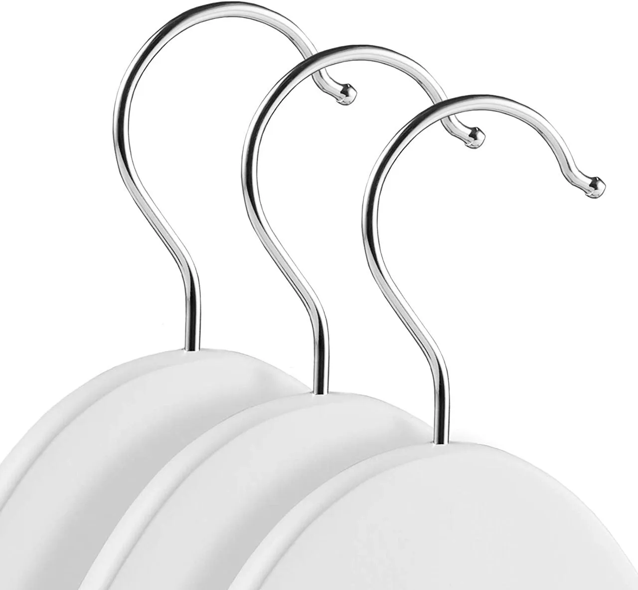 43cm White Wooden Suit Hanger With Bar 12mm thick Sold in Bundle of 10/20/50