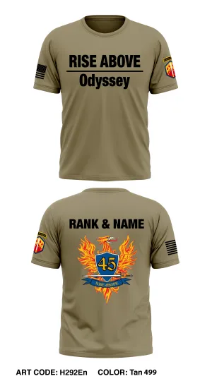 45th Hazard Response Company Core Men's SS Performance Tee - H292En