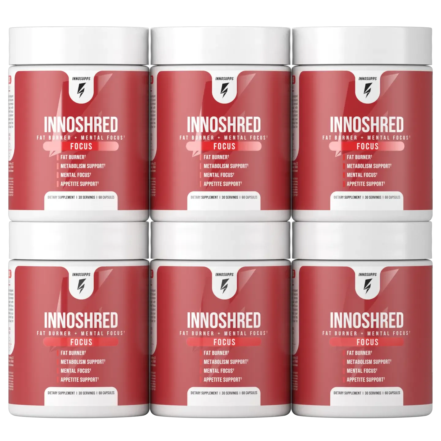 6 Bottles of Inno Shred Focus