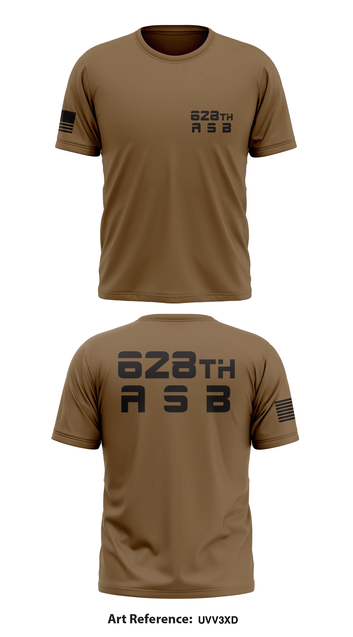 628th ASB Store 1 Core Men's SS Performance Tee - uvv3xD