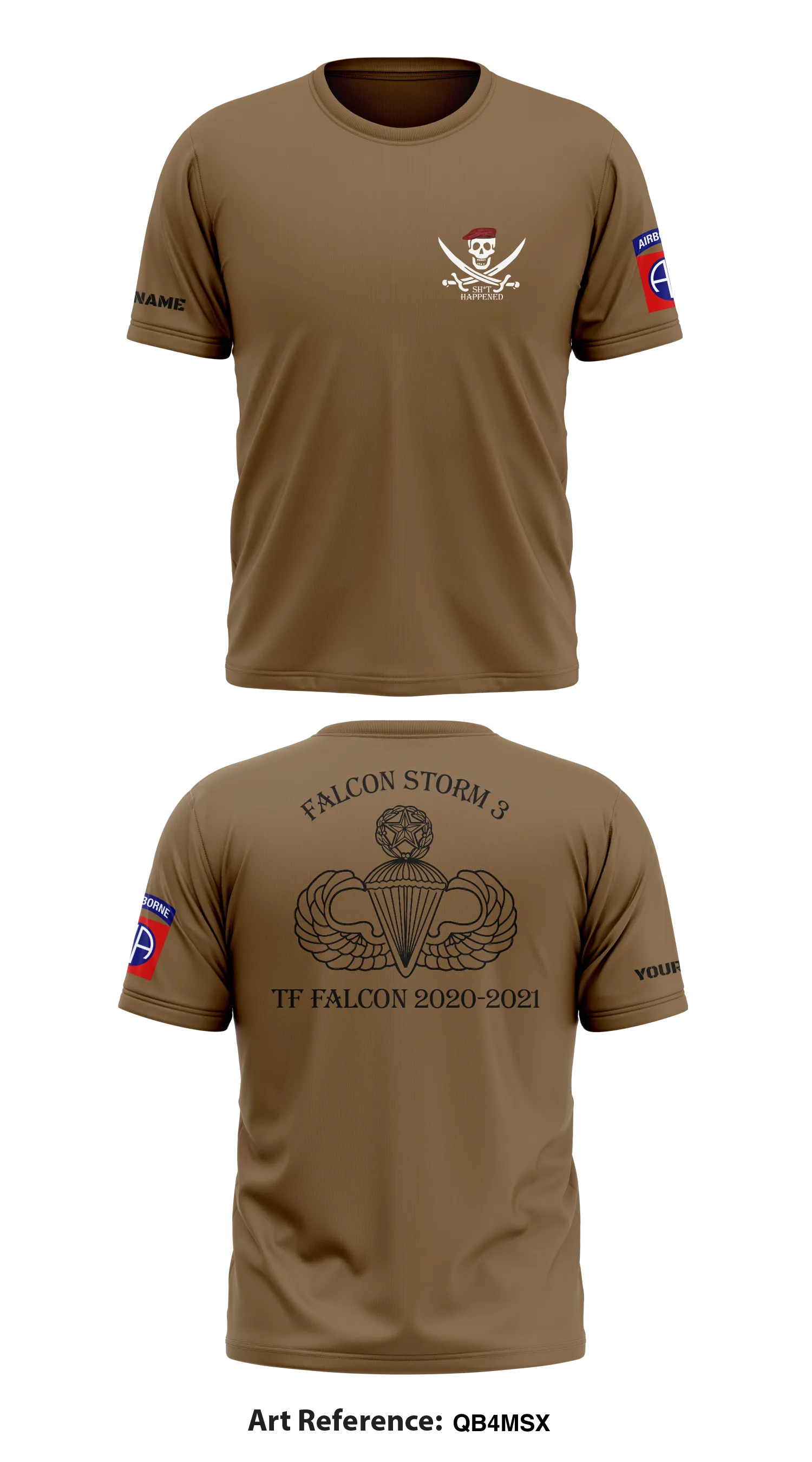 82nd ABN DIV Store 1 Core Men's SS Performance Tee - qB4MSX