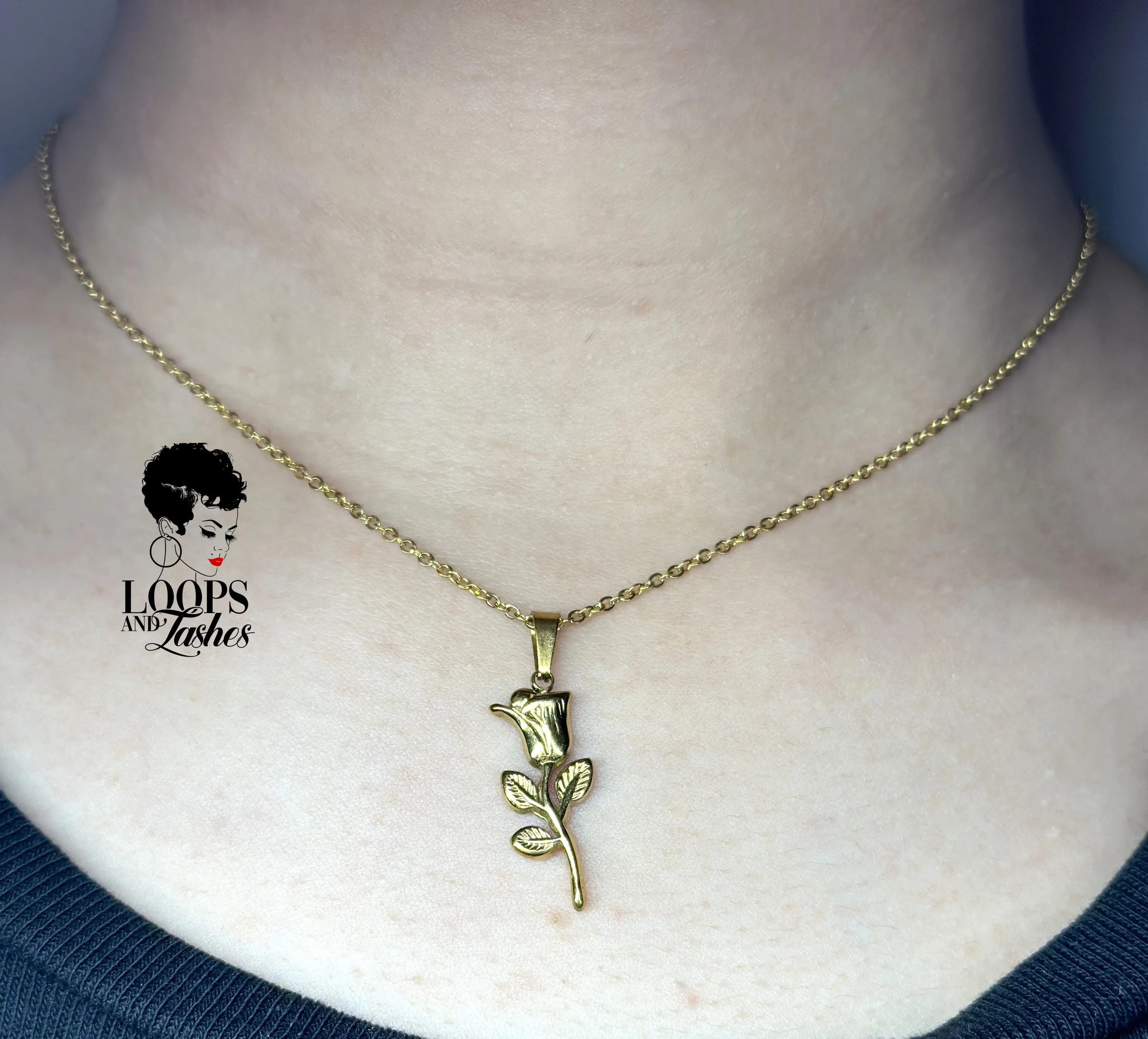 A Rose is Still A Rose Necklace