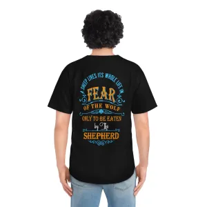 A Sheep Lives Its Whole Life Men's Baseball Jersey