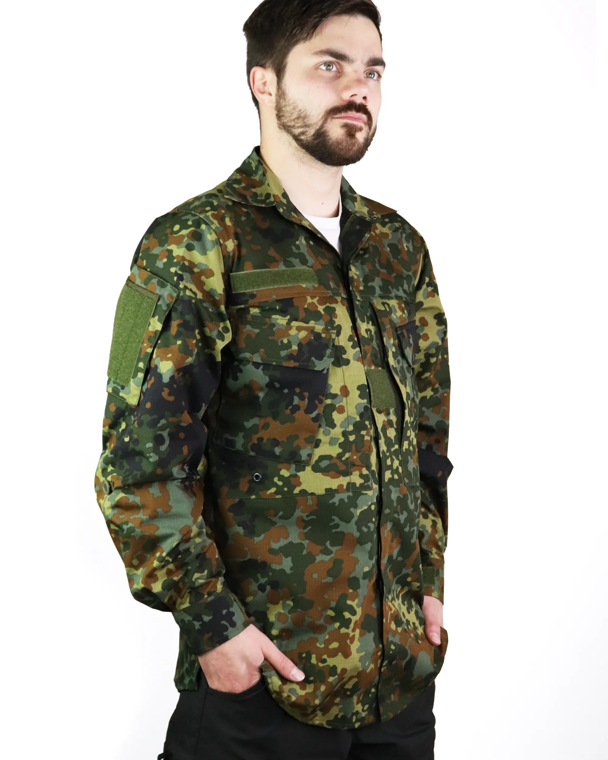 A110 All Climate Shirt -Flecktarn