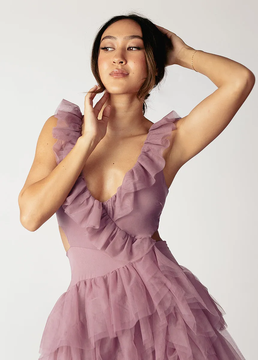 Adrienne Impact Dress in Orchid