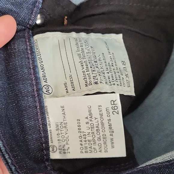 AG Adriano Goldschmied The Harper Jeans - 26R