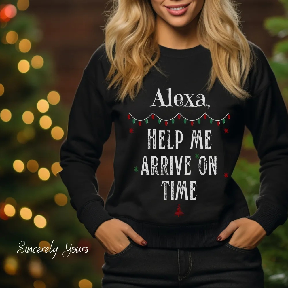 Alexa Wishlist, Funny Holiday Shirts - Select a Phrase or Add Your Own