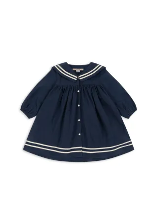 ALLIE SAILOR DRESS DARK BLUE