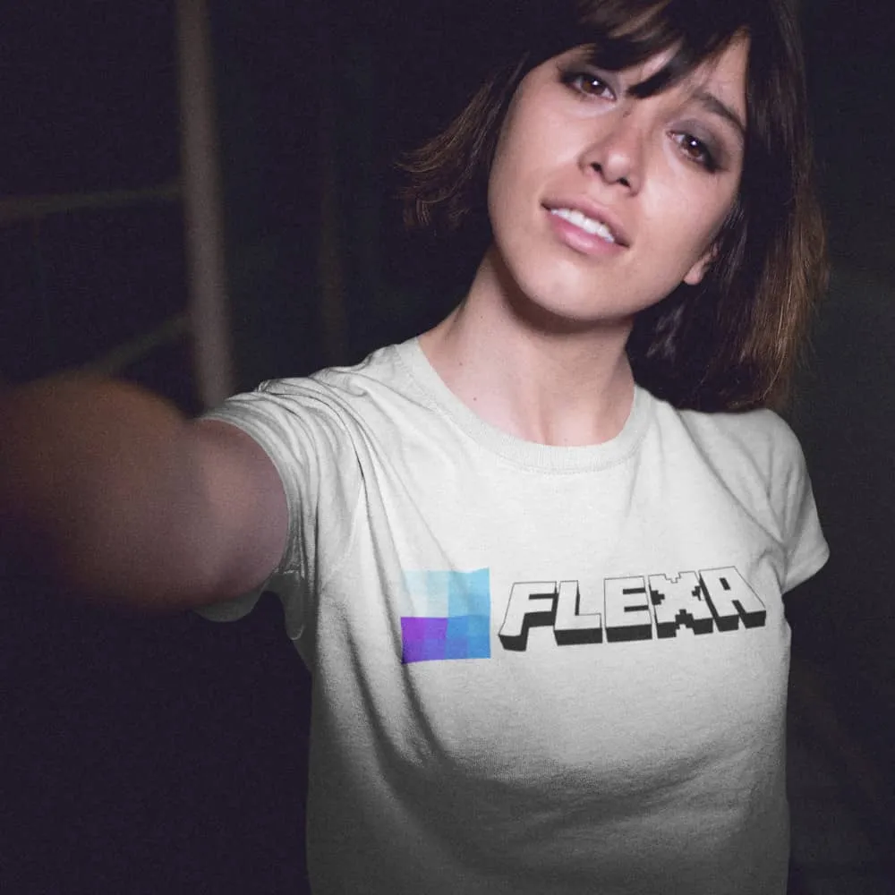 AMP Token Pixelized Flexa Blocks T-Shirt