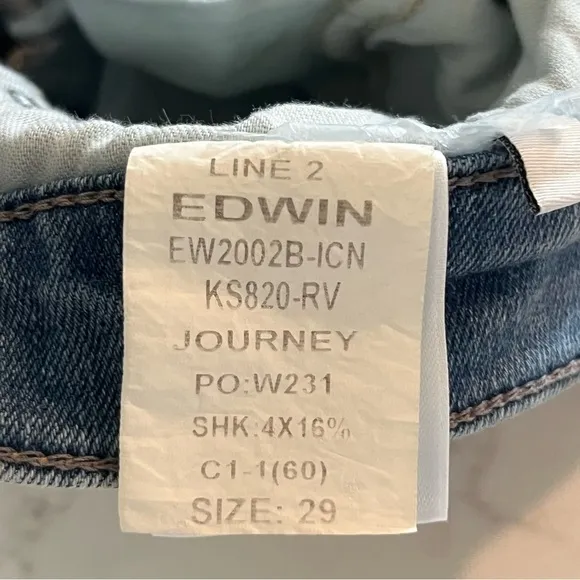 Anthropologie Edwin Cassia Mini Boot Jeans 29