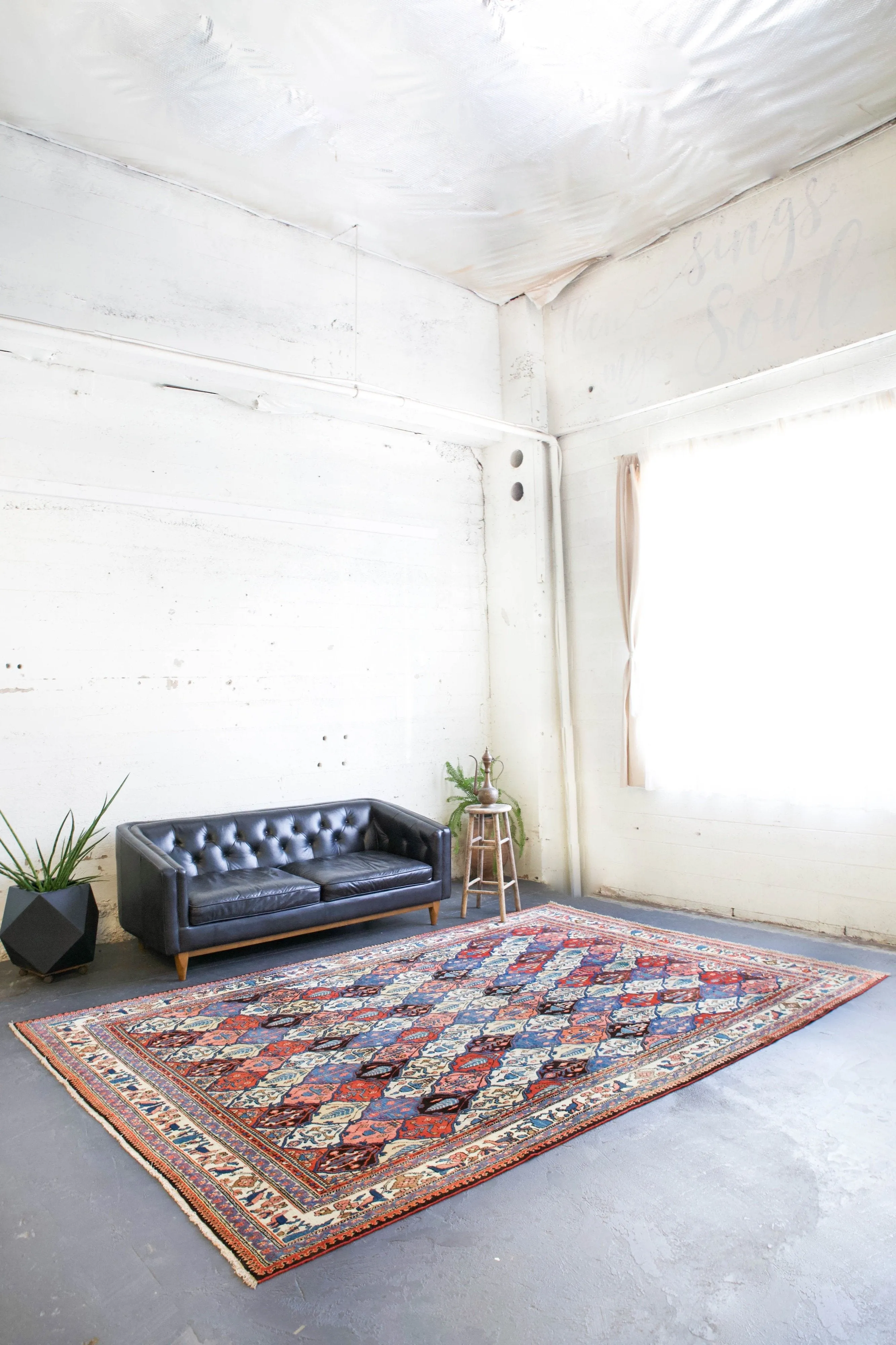Antique Persian Bakhtiari Rug