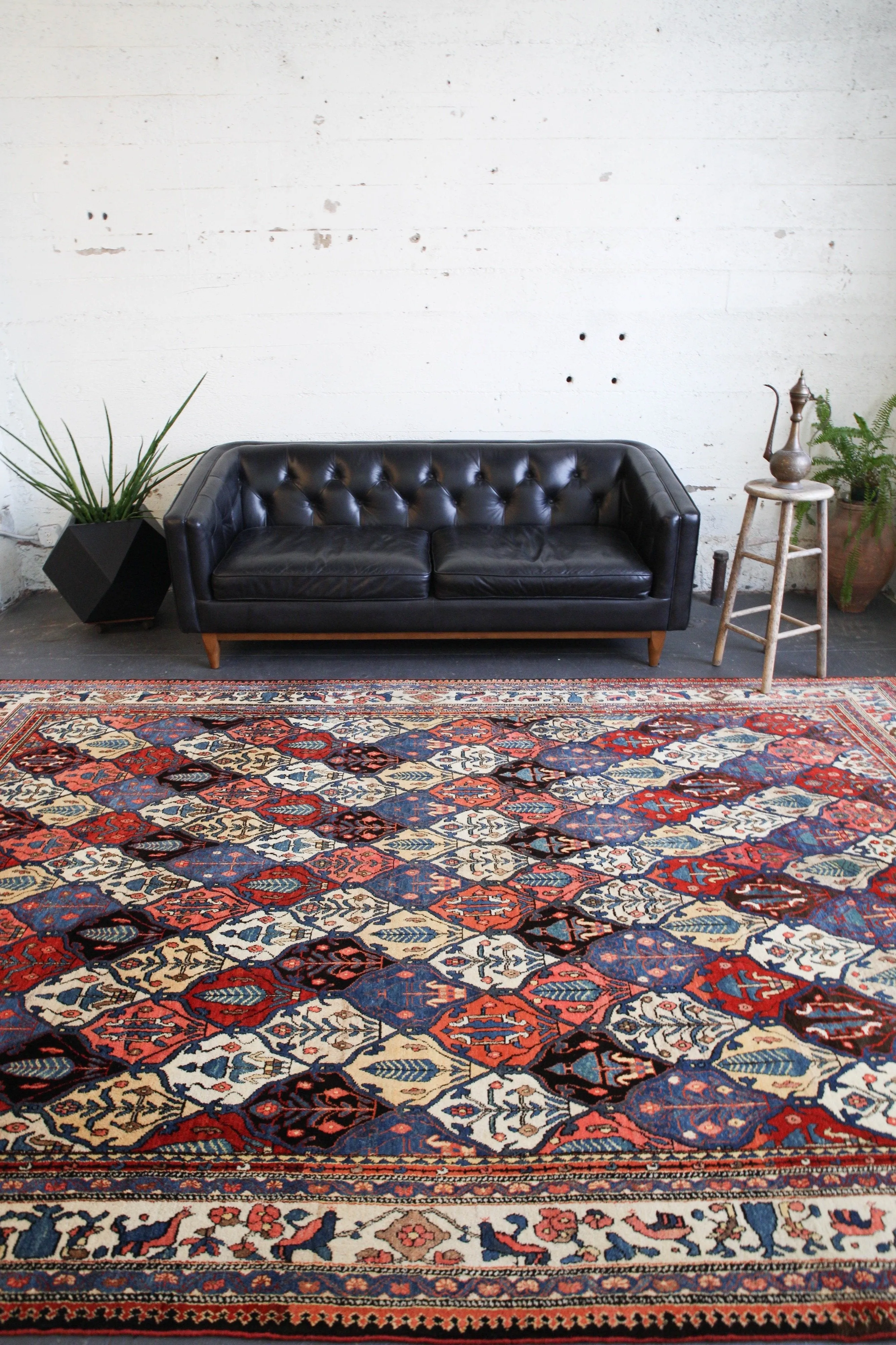 Antique Persian Bakhtiari Rug