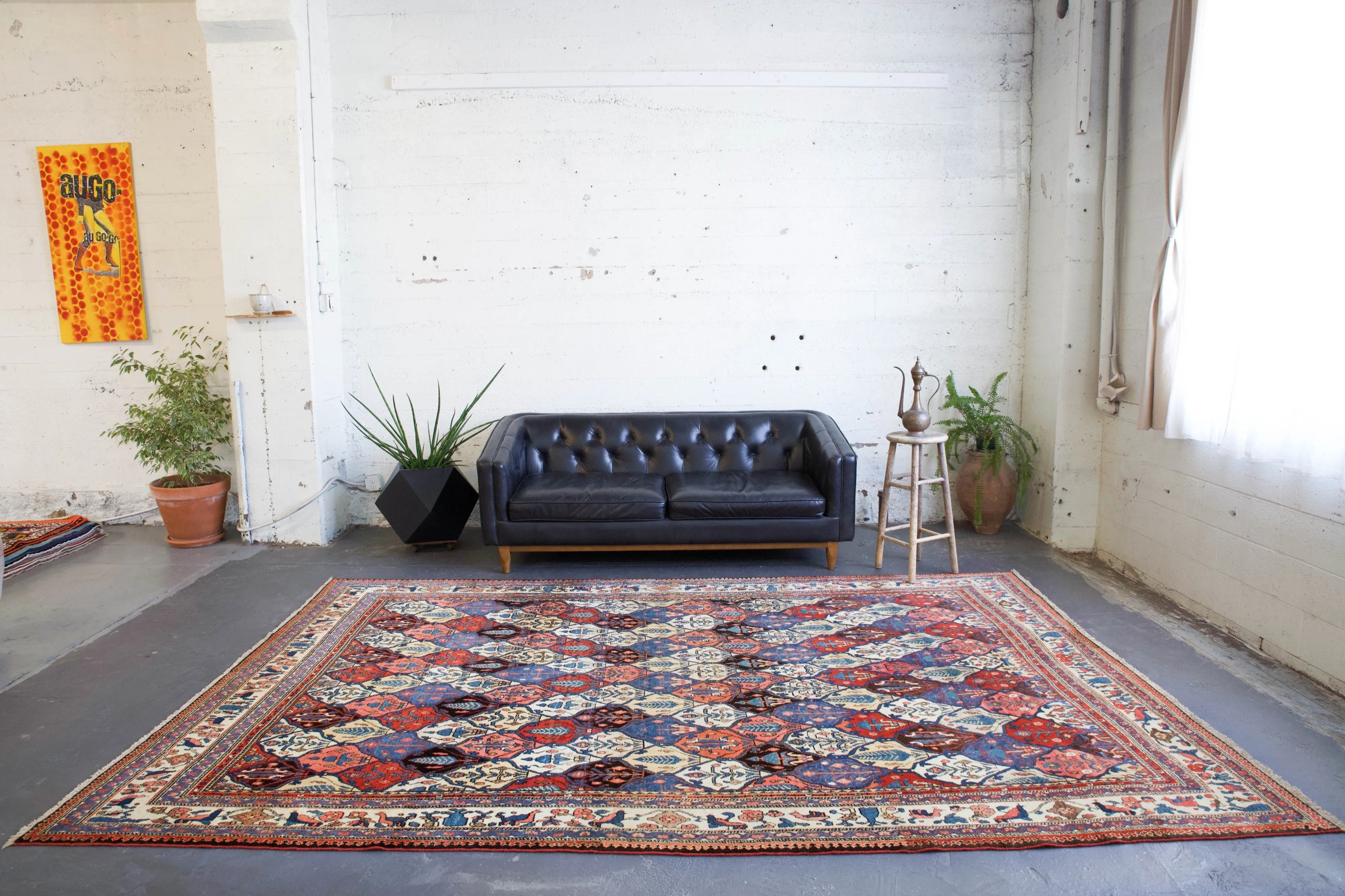 Antique Persian Bakhtiari Rug