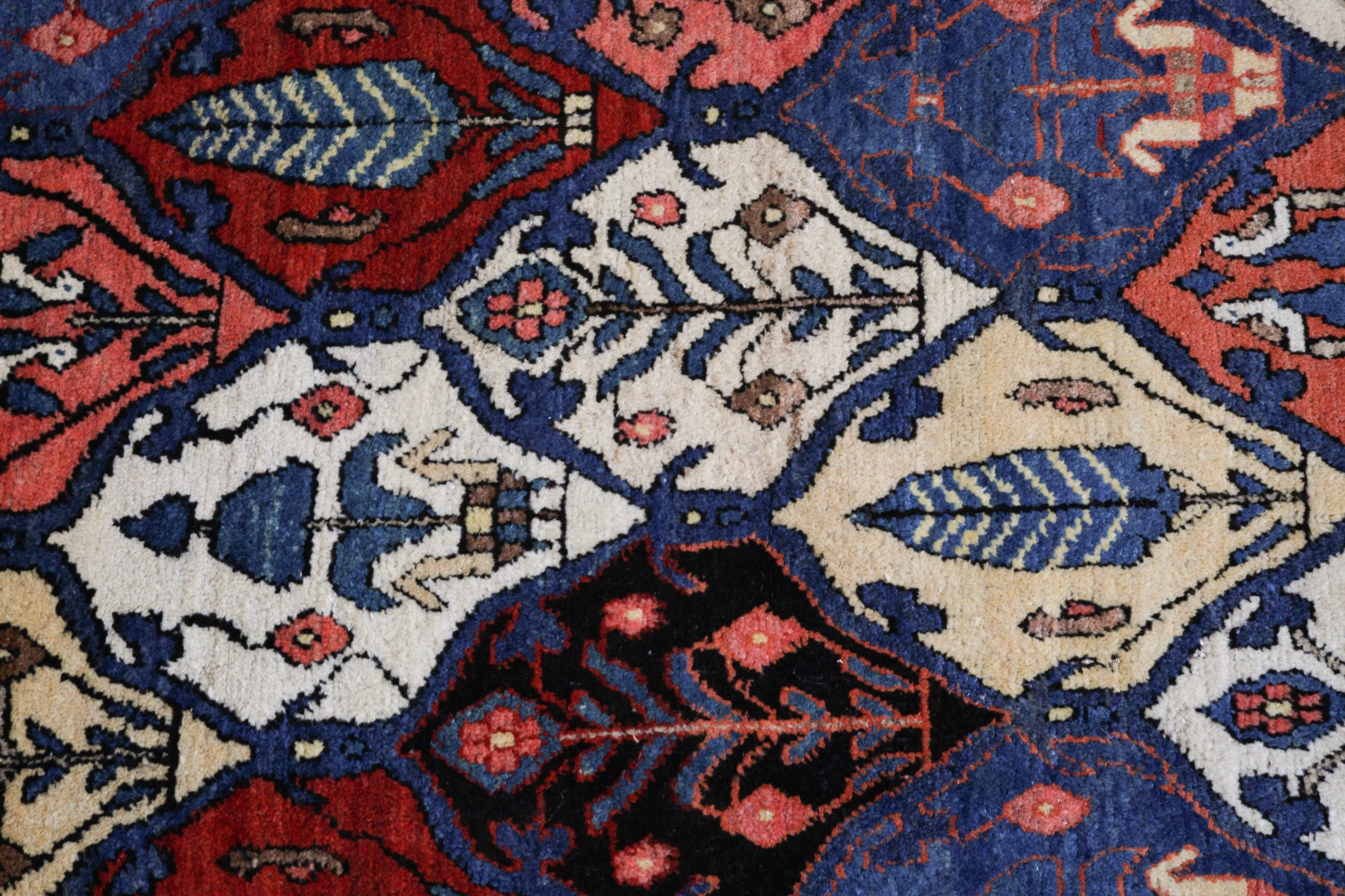 Antique Persian Bakhtiari Rug