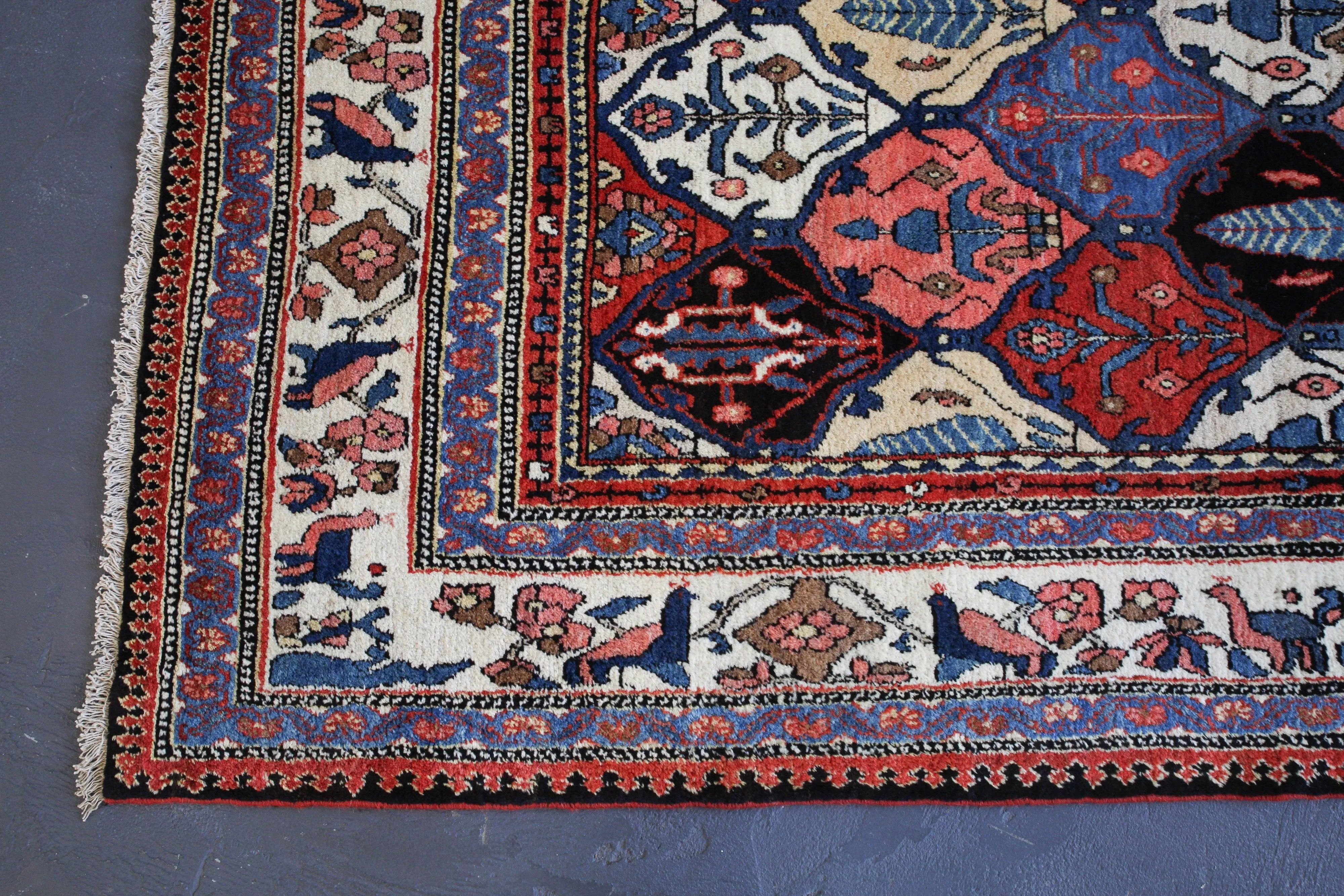 Antique Persian Bakhtiari Rug