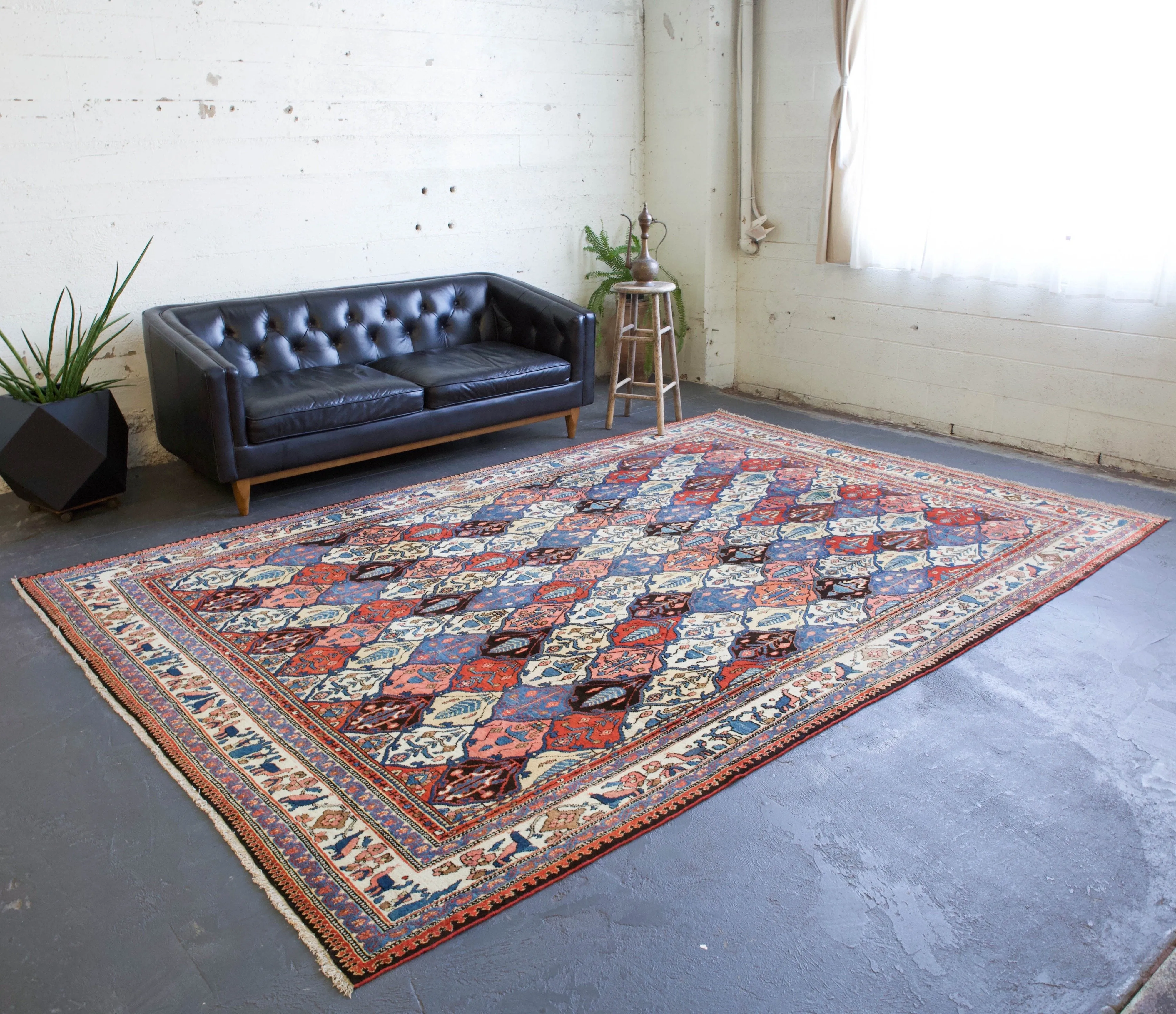 Antique Persian Bakhtiari Rug
