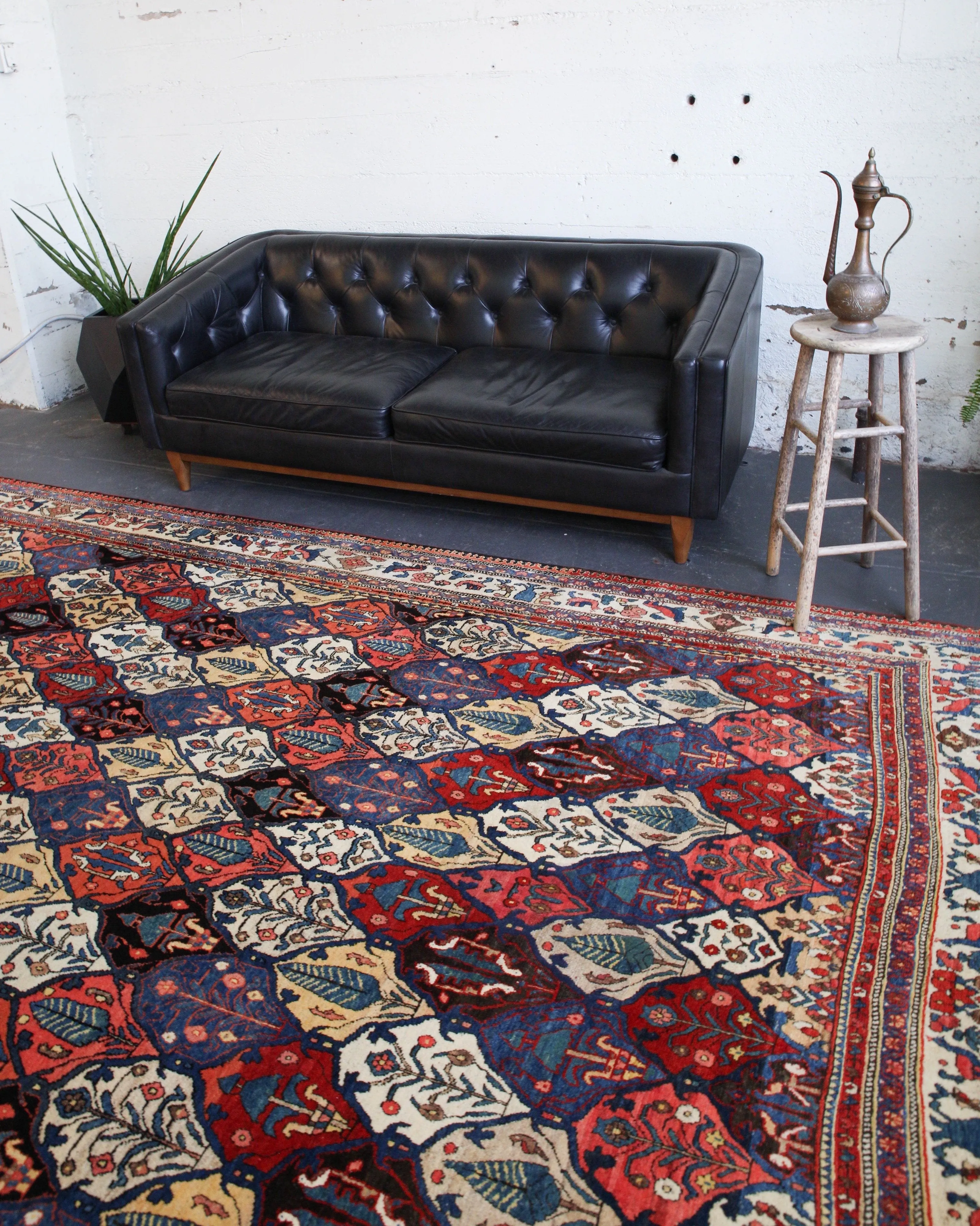 Antique Persian Bakhtiari Rug