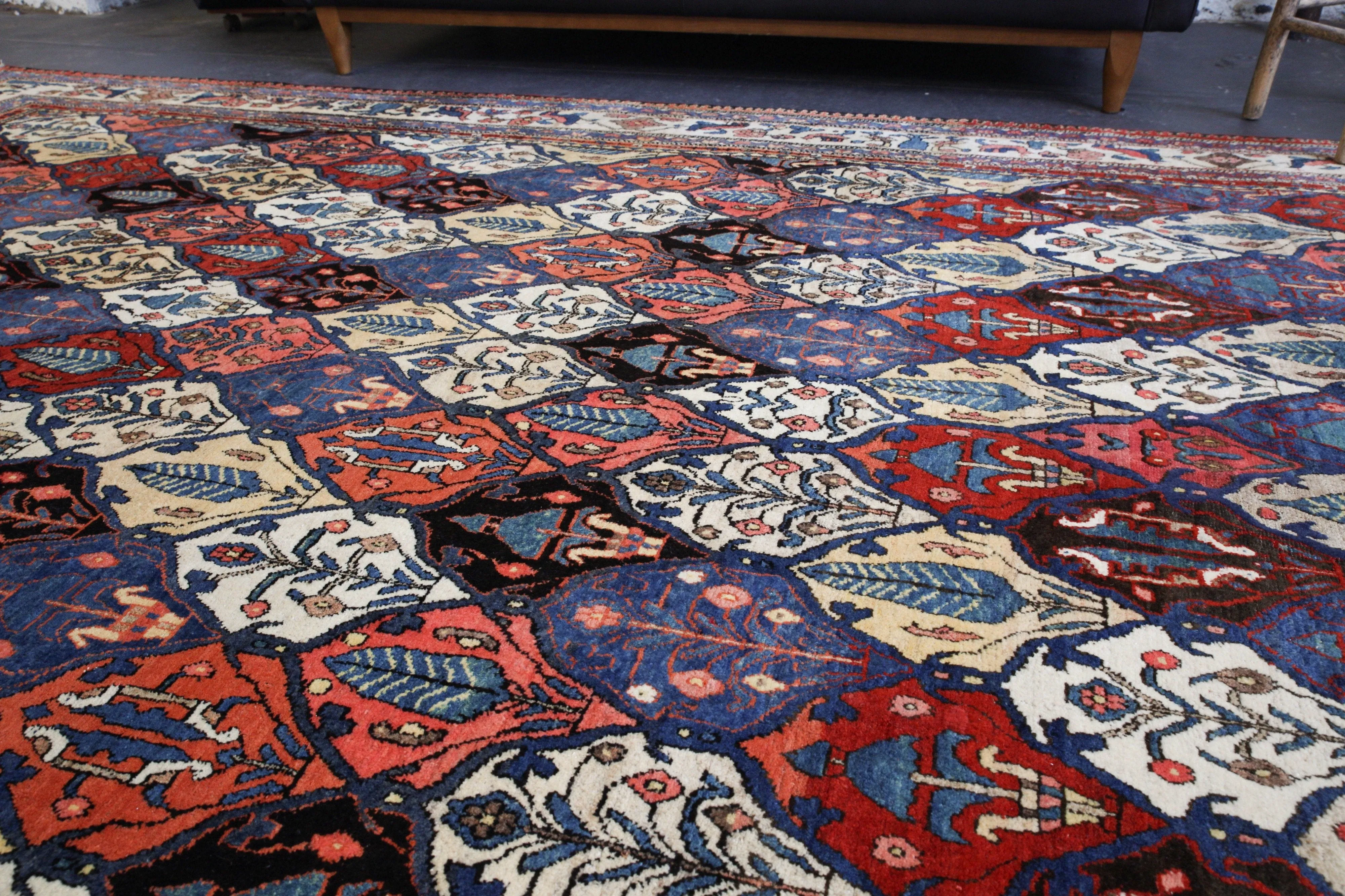 Antique Persian Bakhtiari Rug