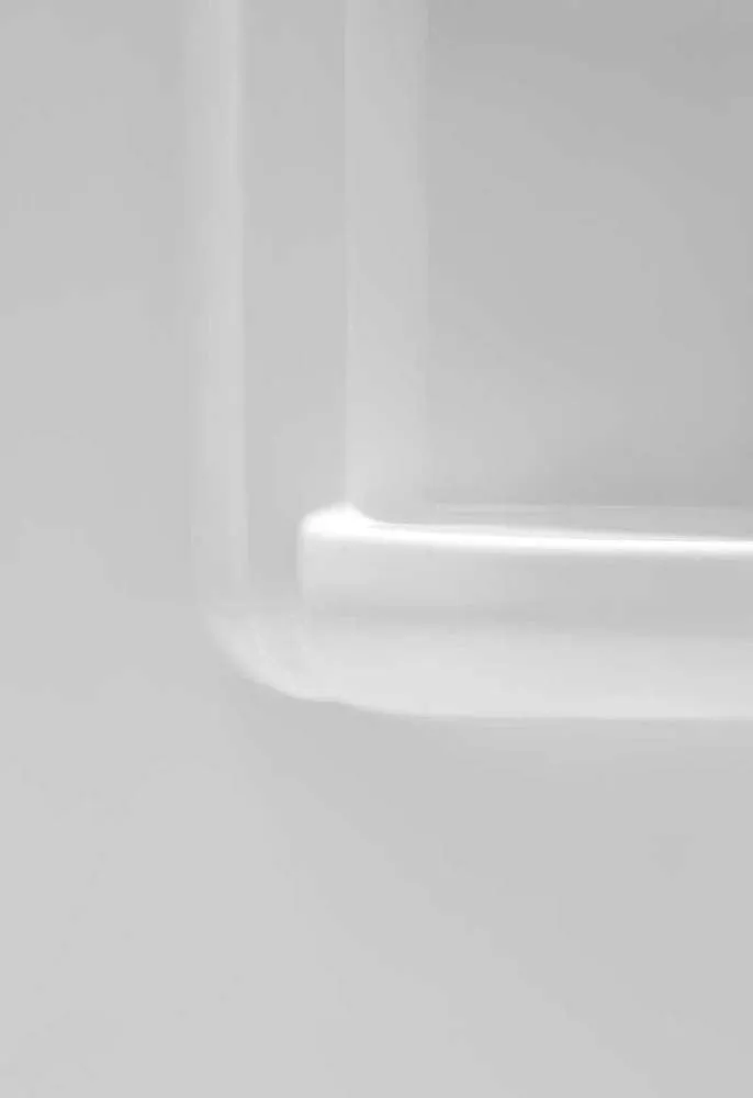 Anzzi Lex-Class 60 in. x 36 in. x 74 in. 2-piece DIY Friendly Corner Shower Surround in White