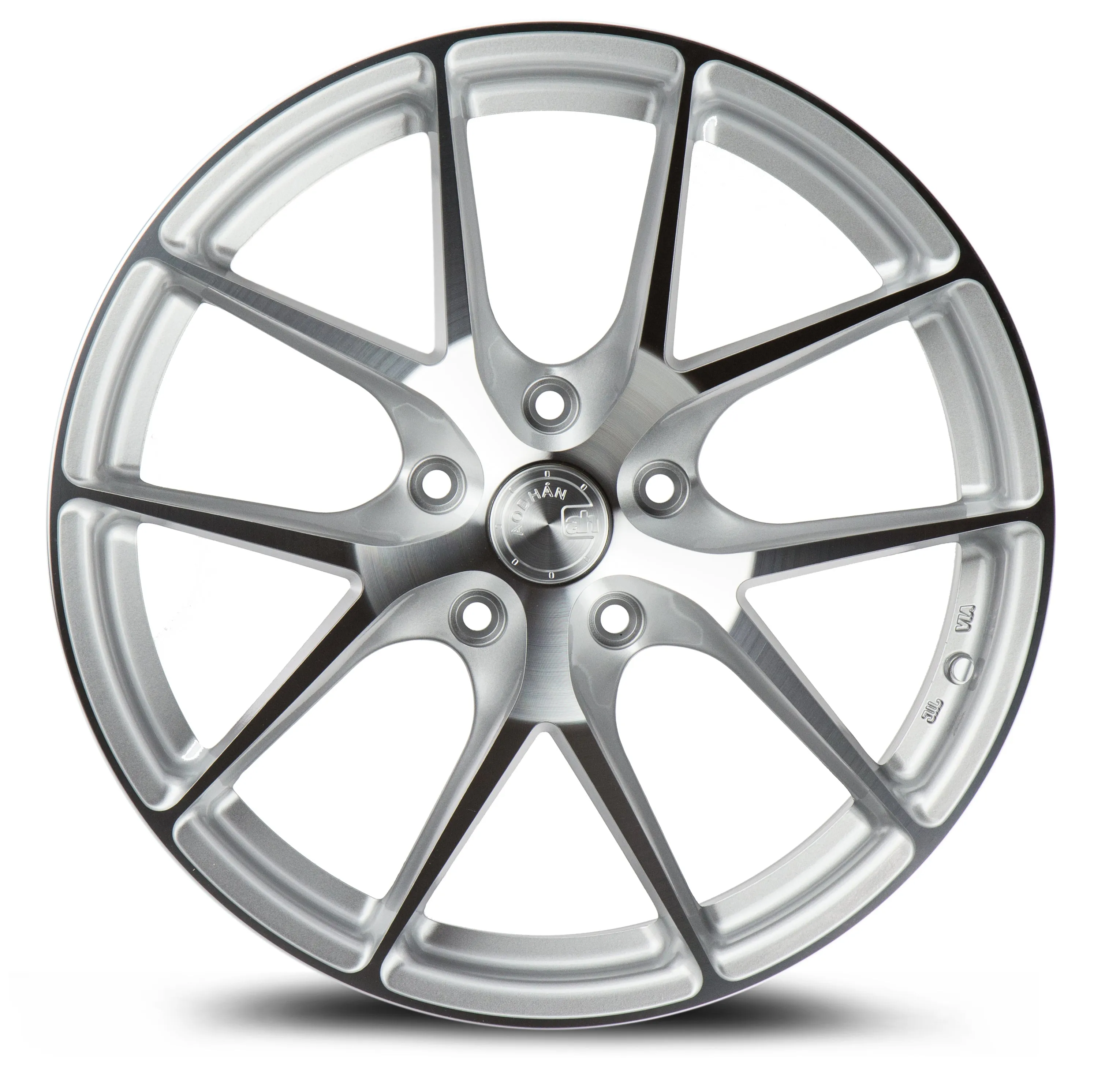 Aodhan LS007 19x8.5 5X114.3  15 Silver Machined Face