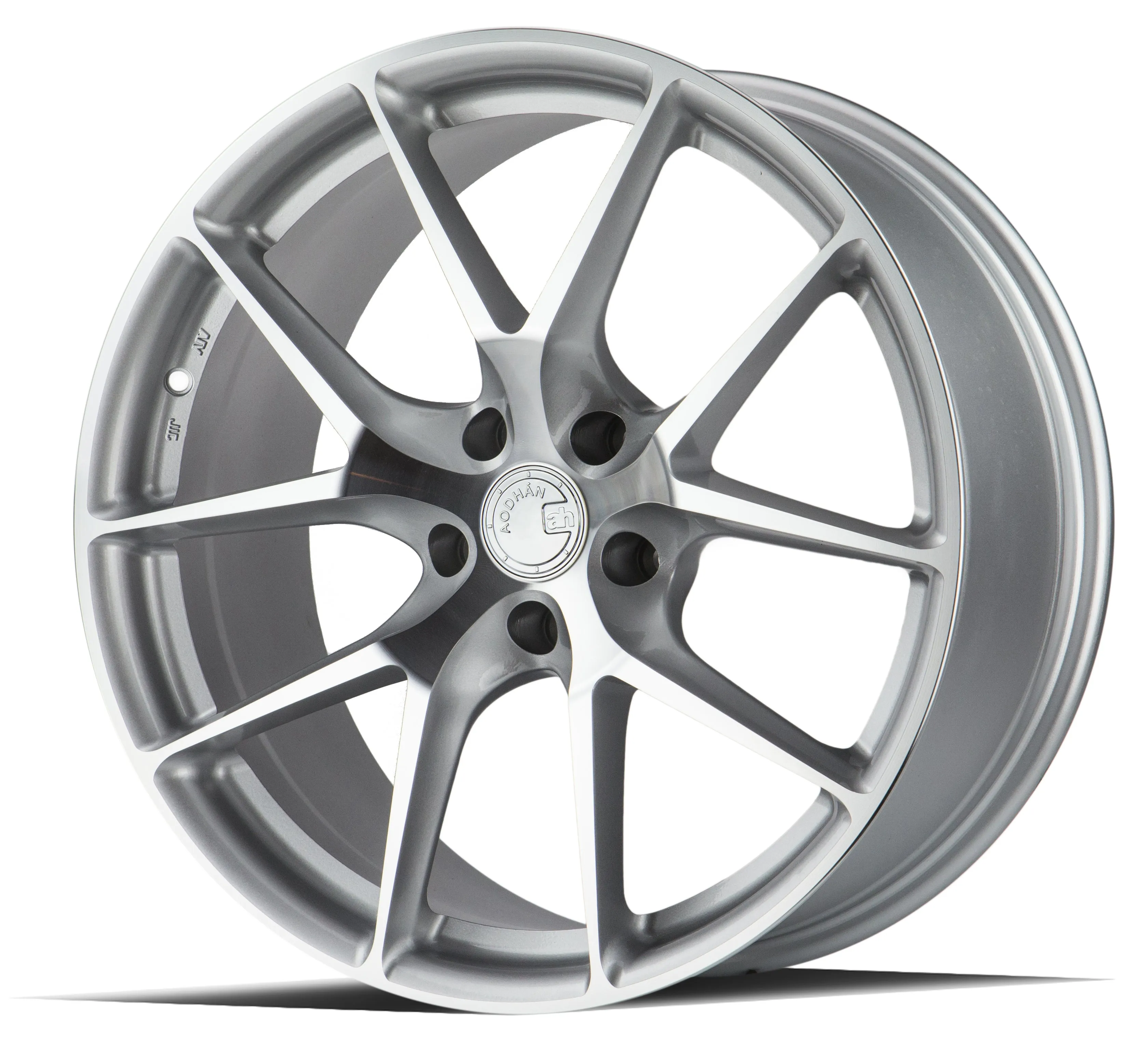 Aodhan LS007 19x8.5 5X114.3  15 Silver Machined Face