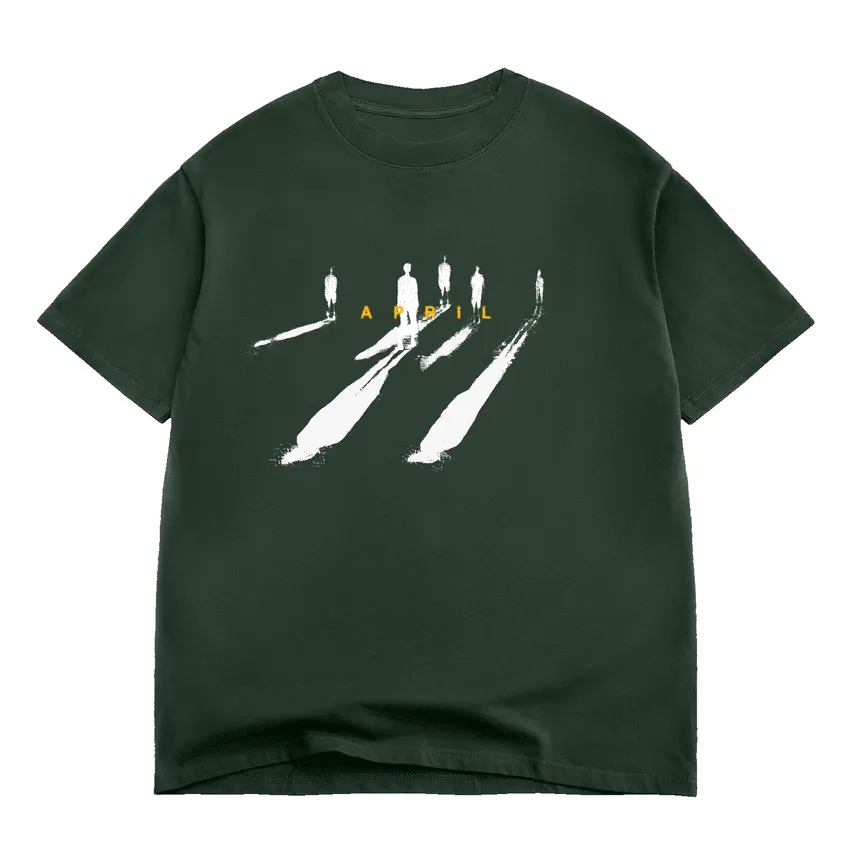 APRIL Shadows Tee Forest Green
