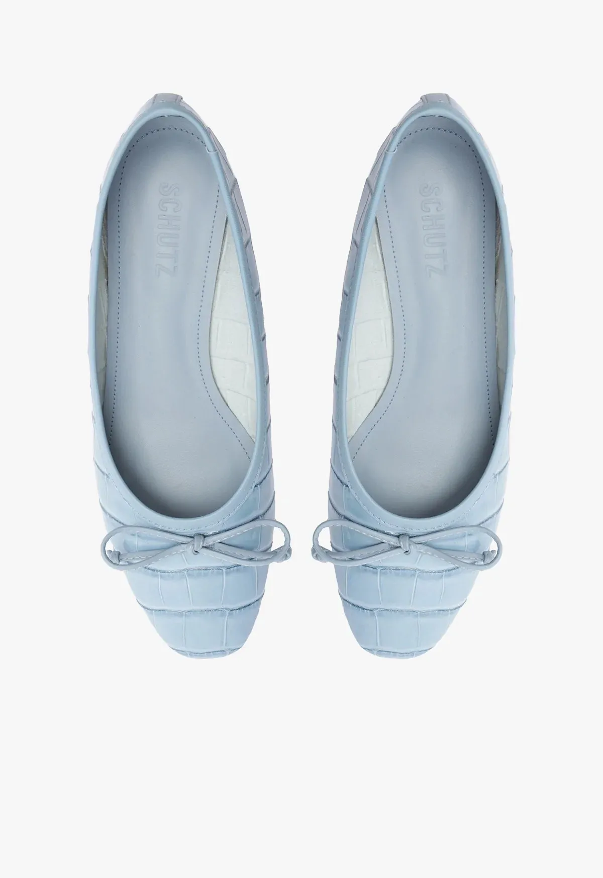 Arissa Mule Croc Blue