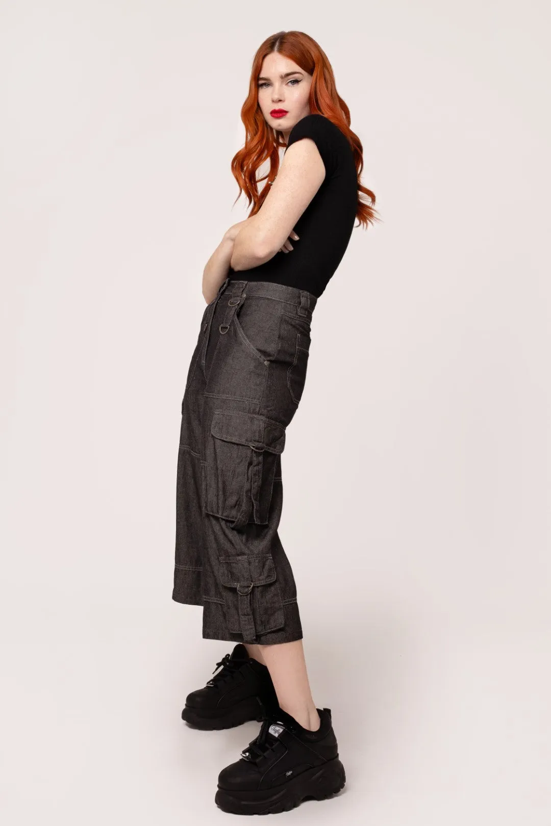 Ash Cropped Jeans