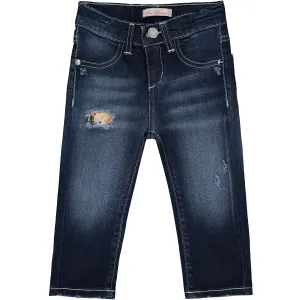 Baby Girl Dark Blue Denim Jeans