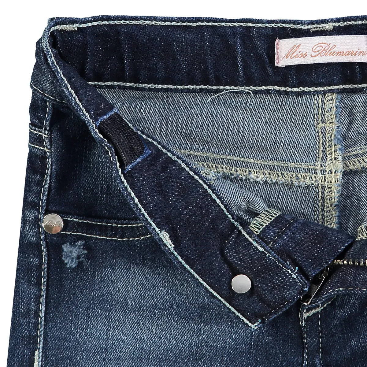 Baby Girl Dark Blue Denim Jeans