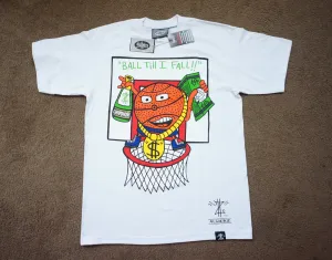 Ball Till I Fall (white) Kids T-Shirt