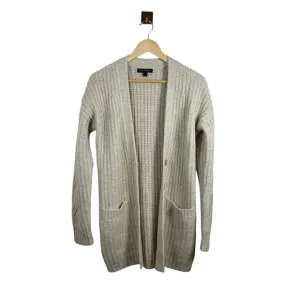 Banana Republic Oversized Cable Knit Wool/Alpaca Blend Cardigan in Beige Size S