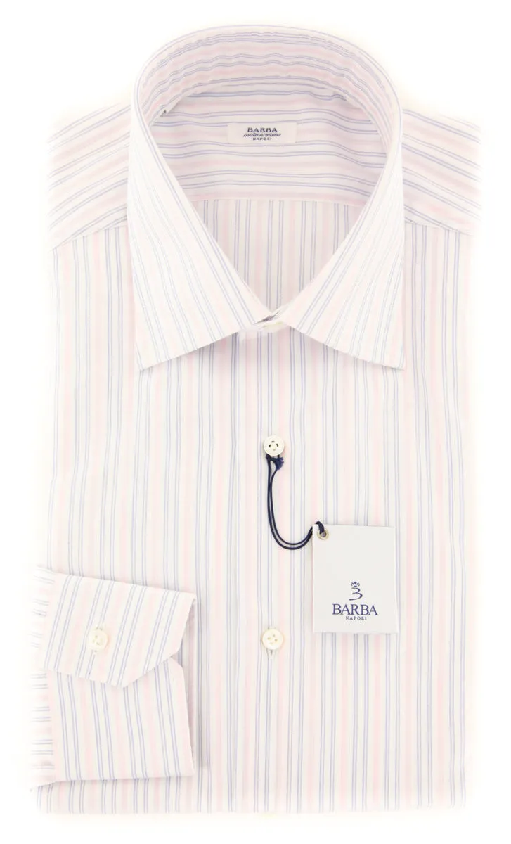 Barba Napoli Pink Shirt - Slim