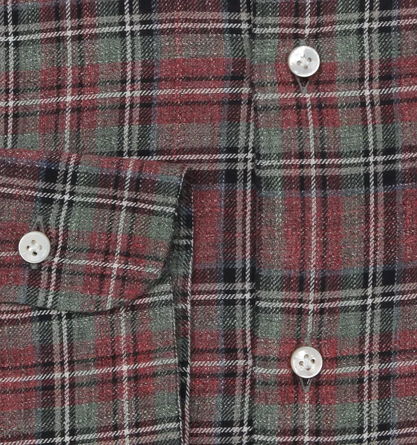 Barba Napoli Red Shirt - Extra Slim