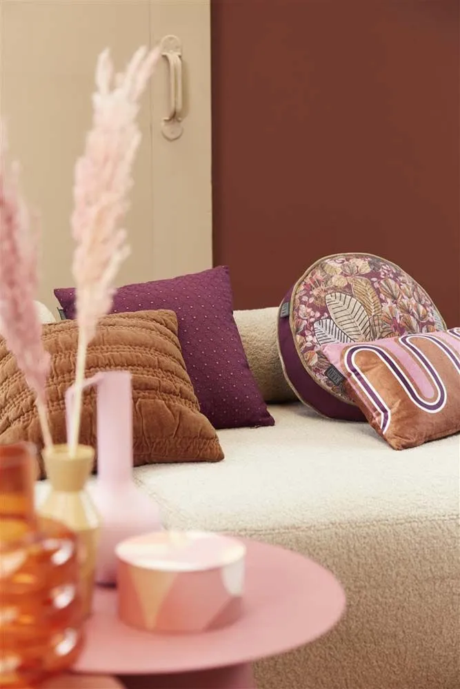 Bedding House Chelsy Purple Filled Cushion - 40cm x 40cm