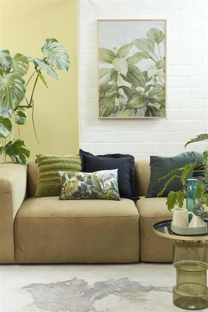 Bedding House Olinda Blue Green Filled Cushion - 30cm x 50cm